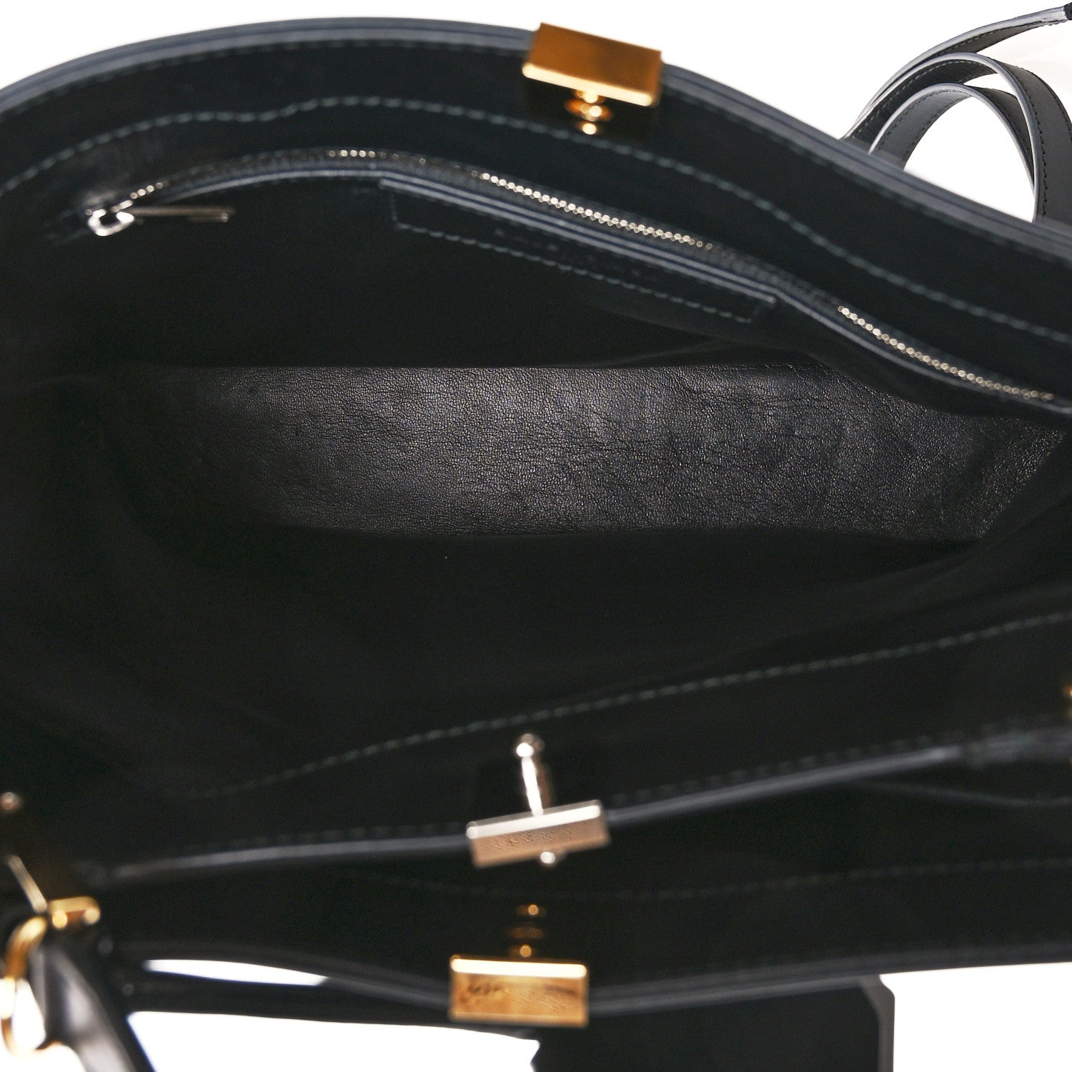 Balenciaga Calfskin Le Dix Soft Cabas M Shoulder Bag Black 5 of 11