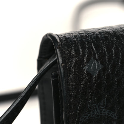 MCM Visetos Chain Wallet Crossbody Black 11 of 14