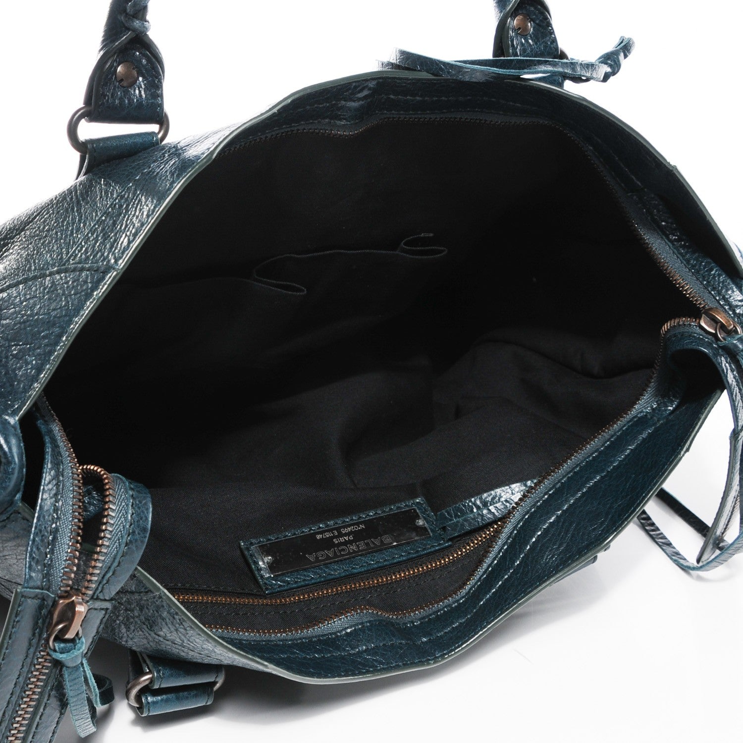Balenciaga Agneau Classic Hardware City Vert Pinede 9 of 13