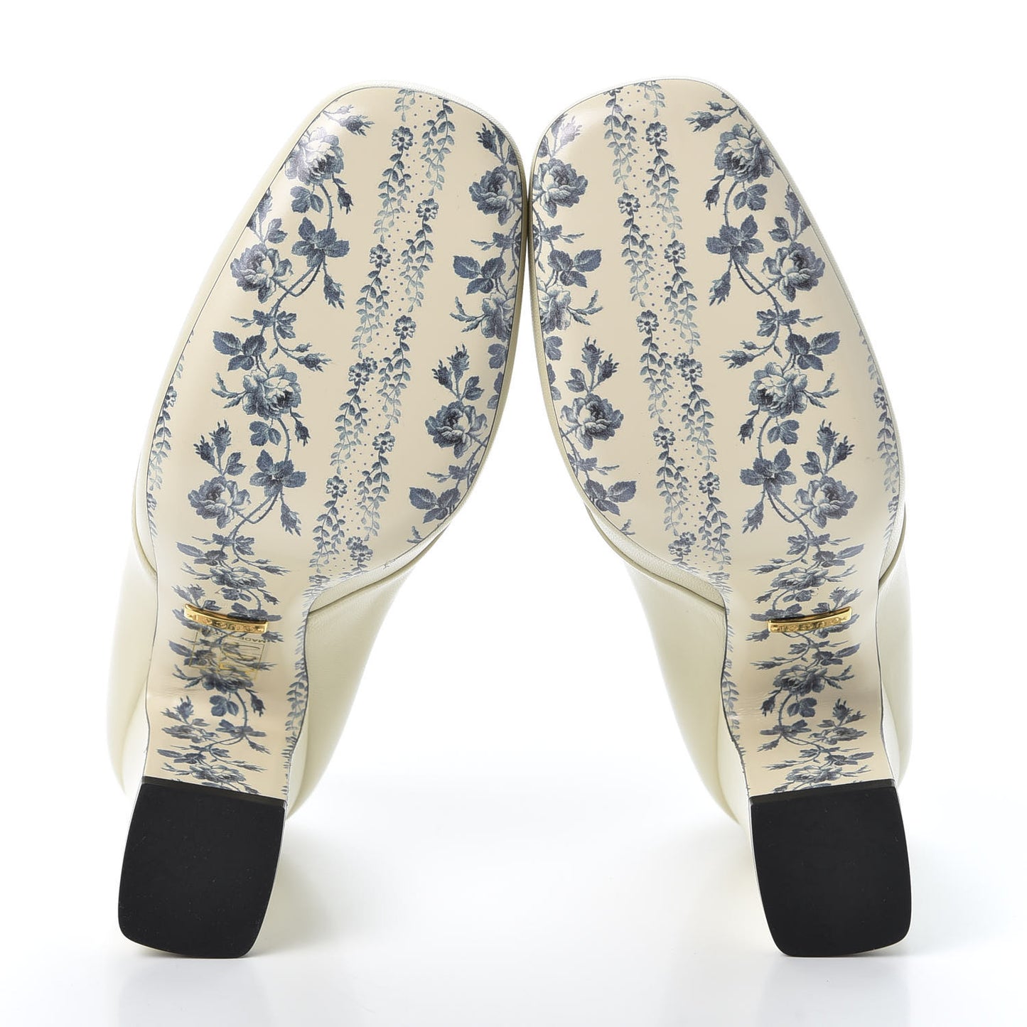 Malaga Kid GG Victoire 95mm Loafer Pumps 37 Vintage White
