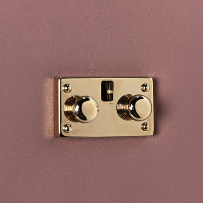 Valentino Garavani Vitello Medium Glam Lock Rockstud Flap Poudre 14 of 15