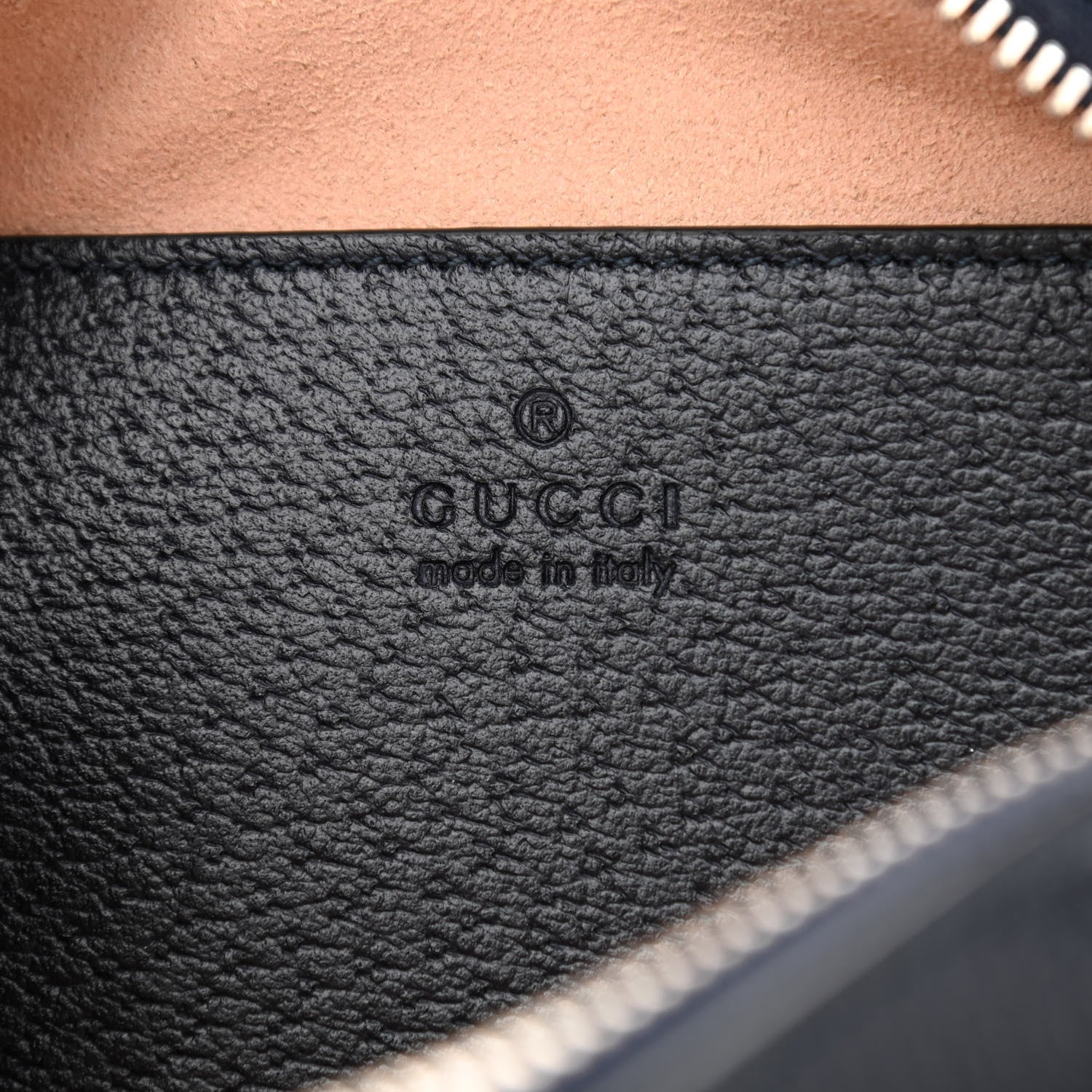 Gucci GG Supreme Monogram Textured Dollar Calfskin Web Mini Ophidia Shoulder Bag Beige Blue 6 of 8