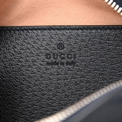 Gucci GG Supreme Monogram Textured Dollar Calfskin Web Mini Ophidia Shoulder Bag Beige Blue 6 of 8