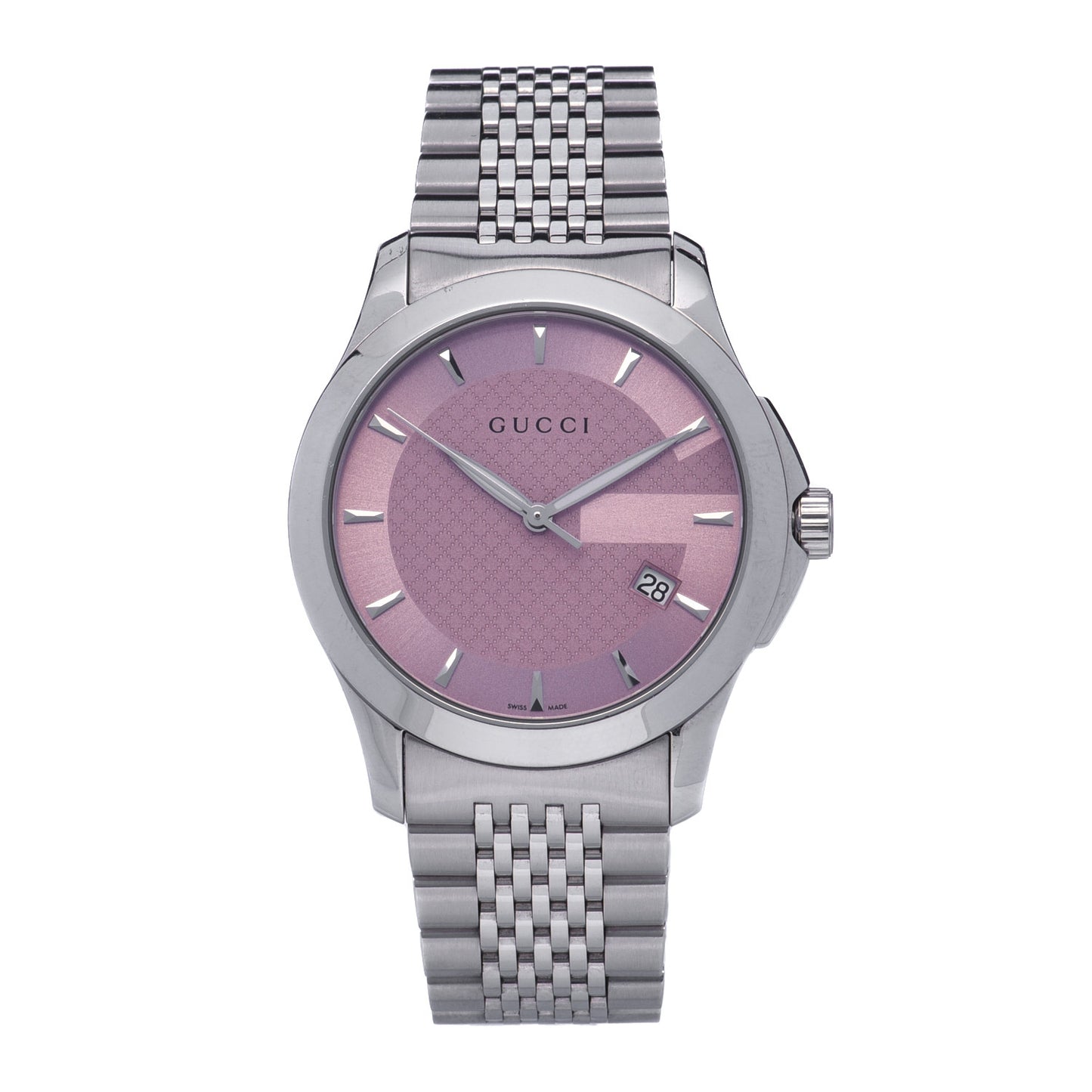 Stainless Steel 38mm G-Timeless Quartz Watch Pink