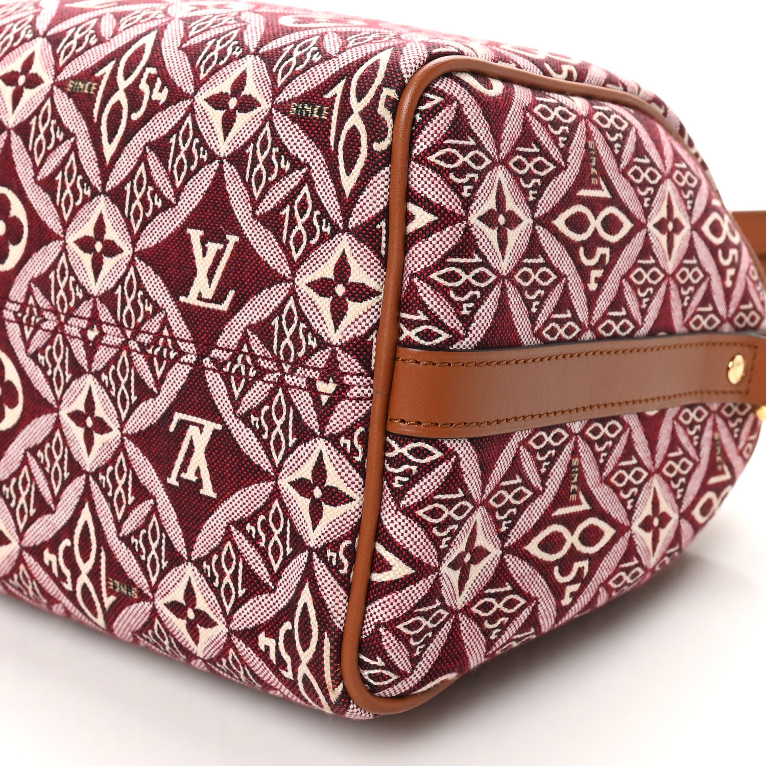 Louis Vuitton Jacquard Since 1854 Speedy Bandouliere 25 Bordeaux 9 of 9
