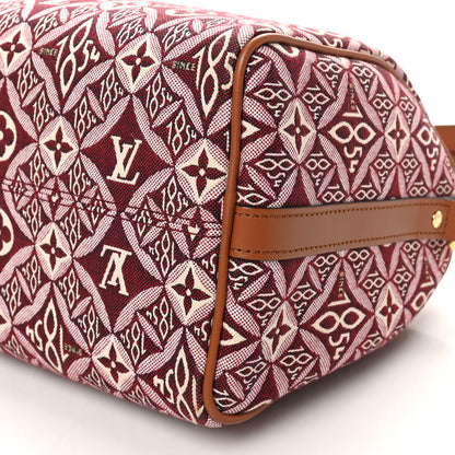 Louis Vuitton Jacquard Since 1854 Speedy Bandouliere 25 Bordeaux 9 of 9