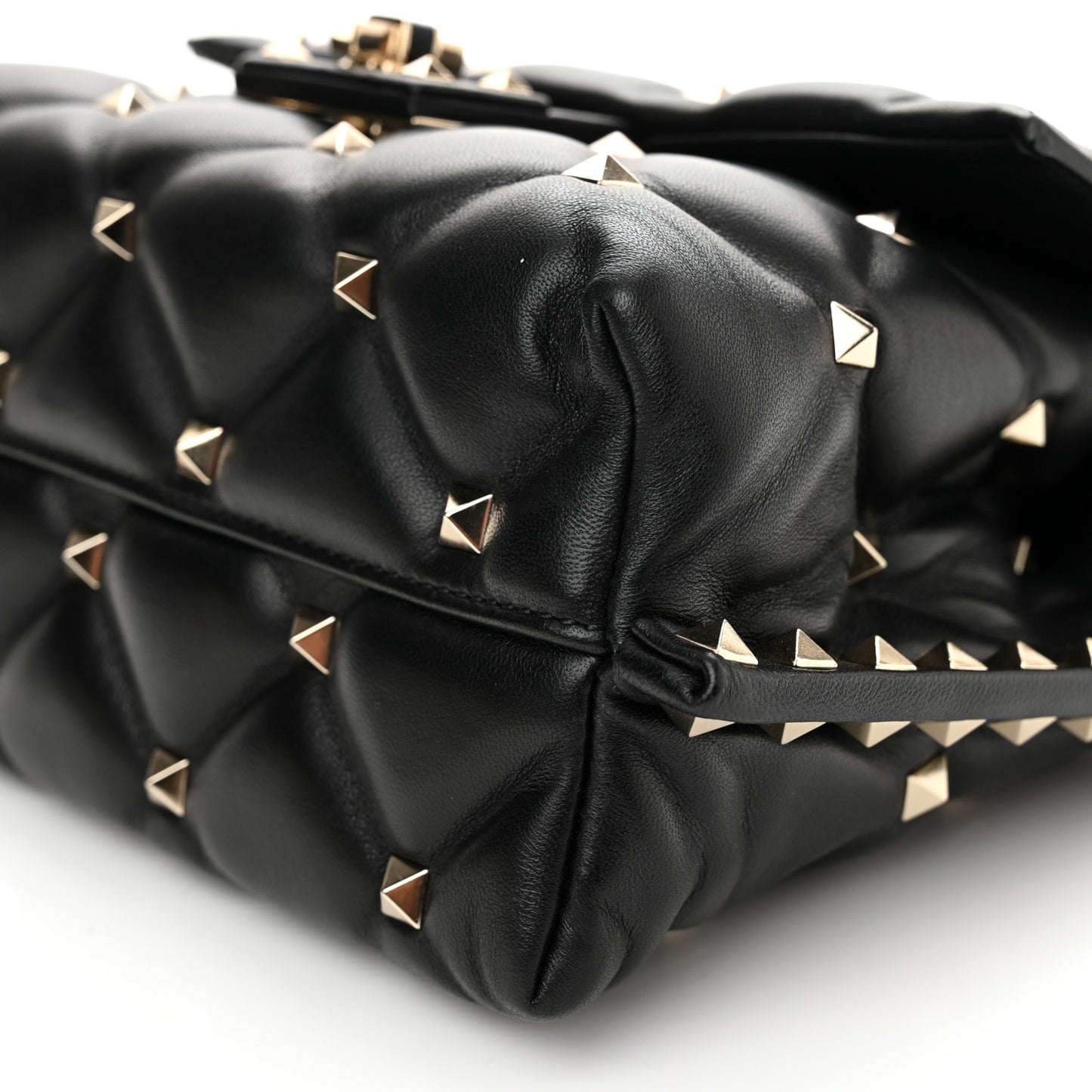Nappa Small Candystud Crossbody Black