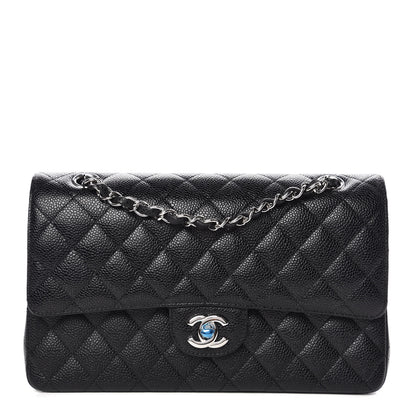 Chanel Caviar Quilted Medium Double Flap Black 1 of 9