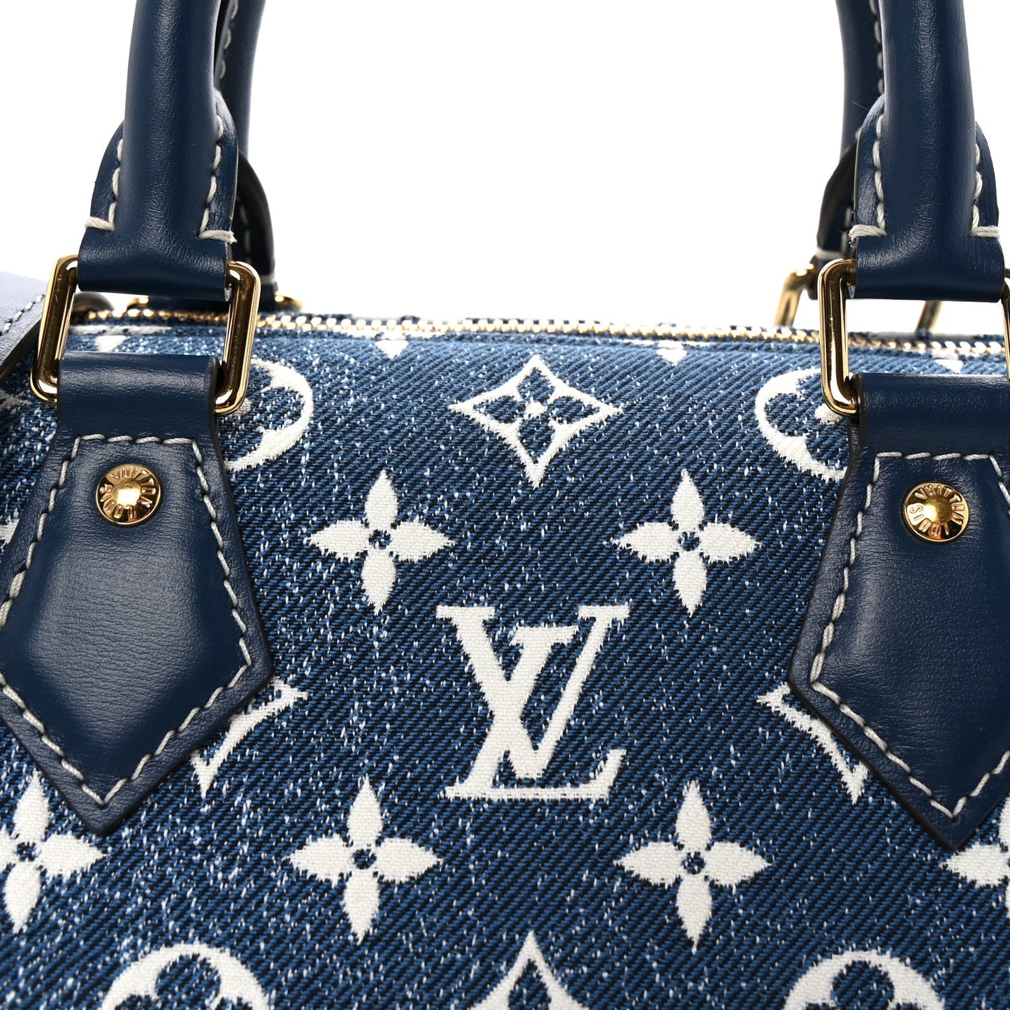 Monogram Jacquard Denim Speedy Bandouliere 25 Bleu