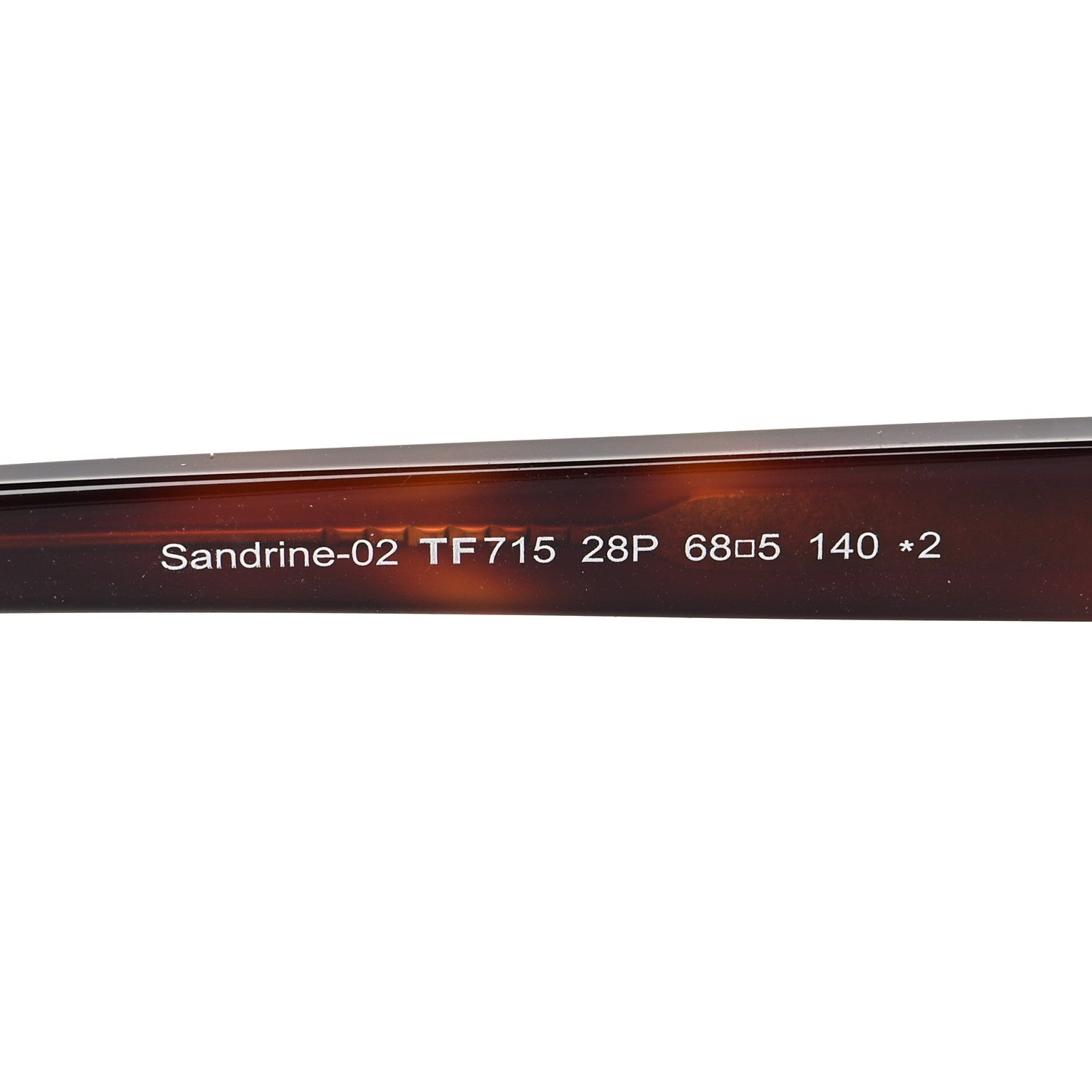 Tom Ford Sandrine Sunglasses TF715 Gold Tortoise 6 of 8