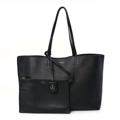 Jimmy Choo Grainy Calfskin Nine2Five East West Tote Black 1 of 8
