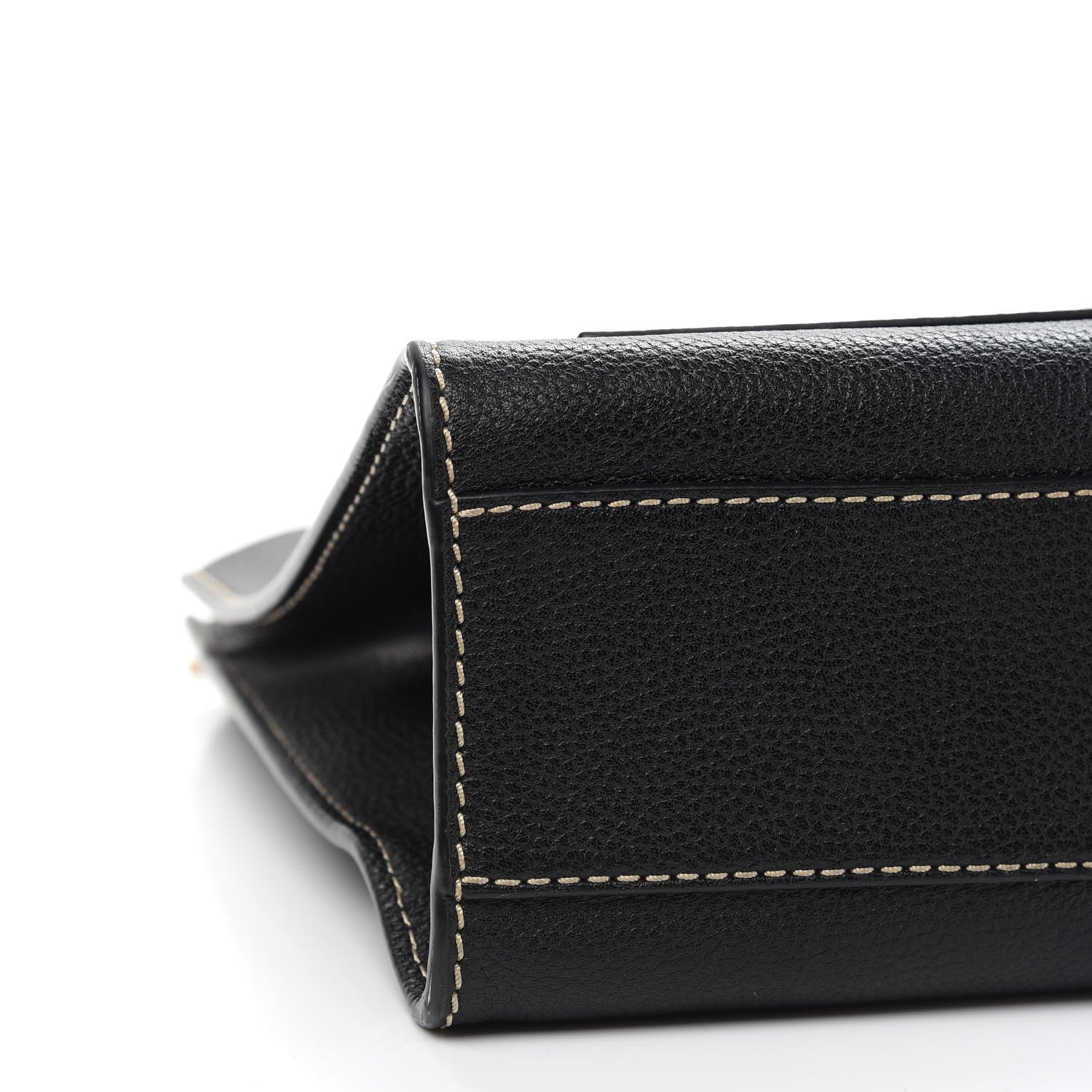 Marc Jacobs Grained Calfskin Medium Grind T Pocket Tote Black 7 of 8