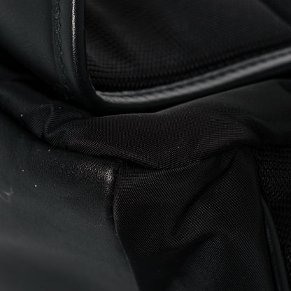 Burberry Lambskin Nylon Medium Leo Sling Bag Black 10 of 11