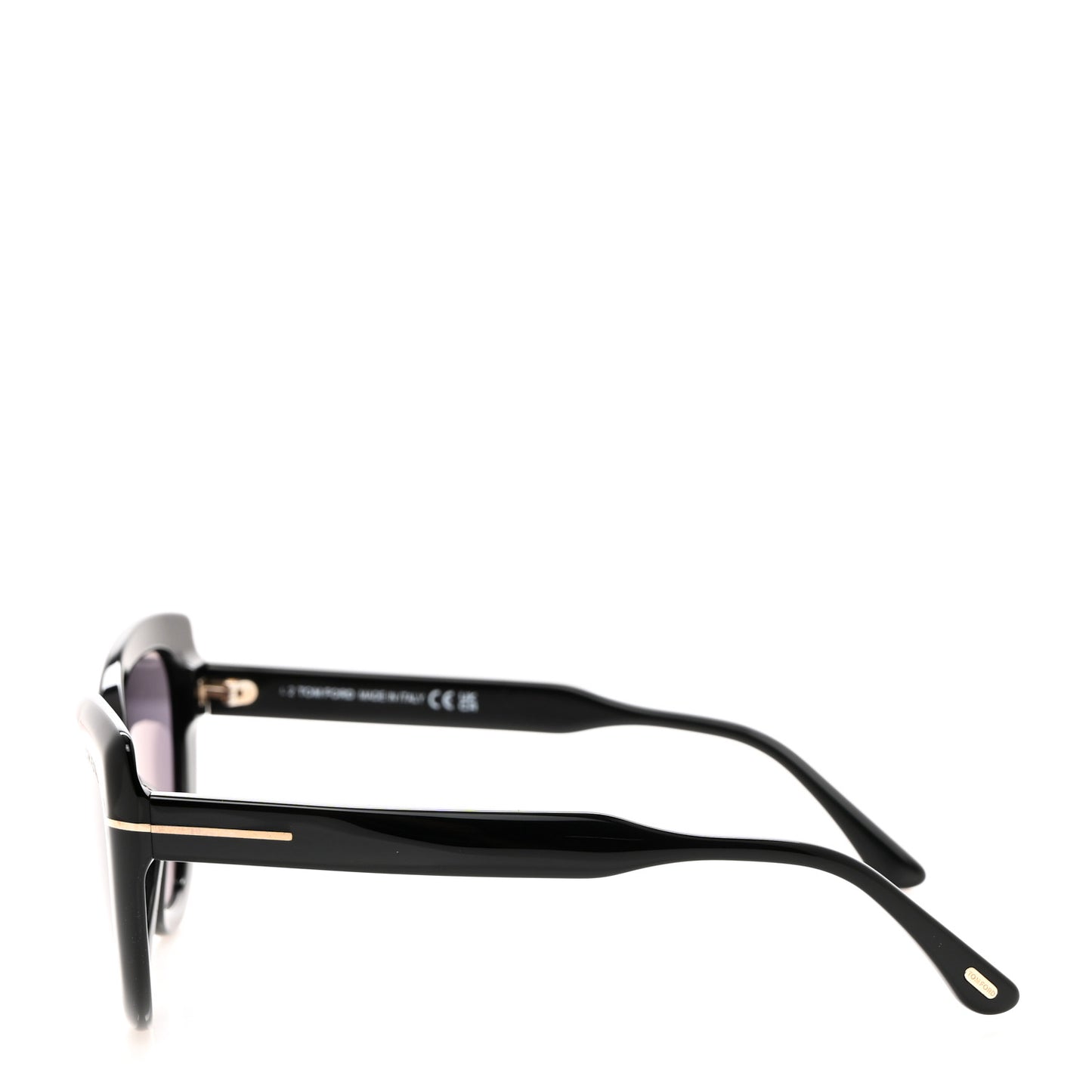 Acetate Anya Cat Eye Sunglasses TF762 Black