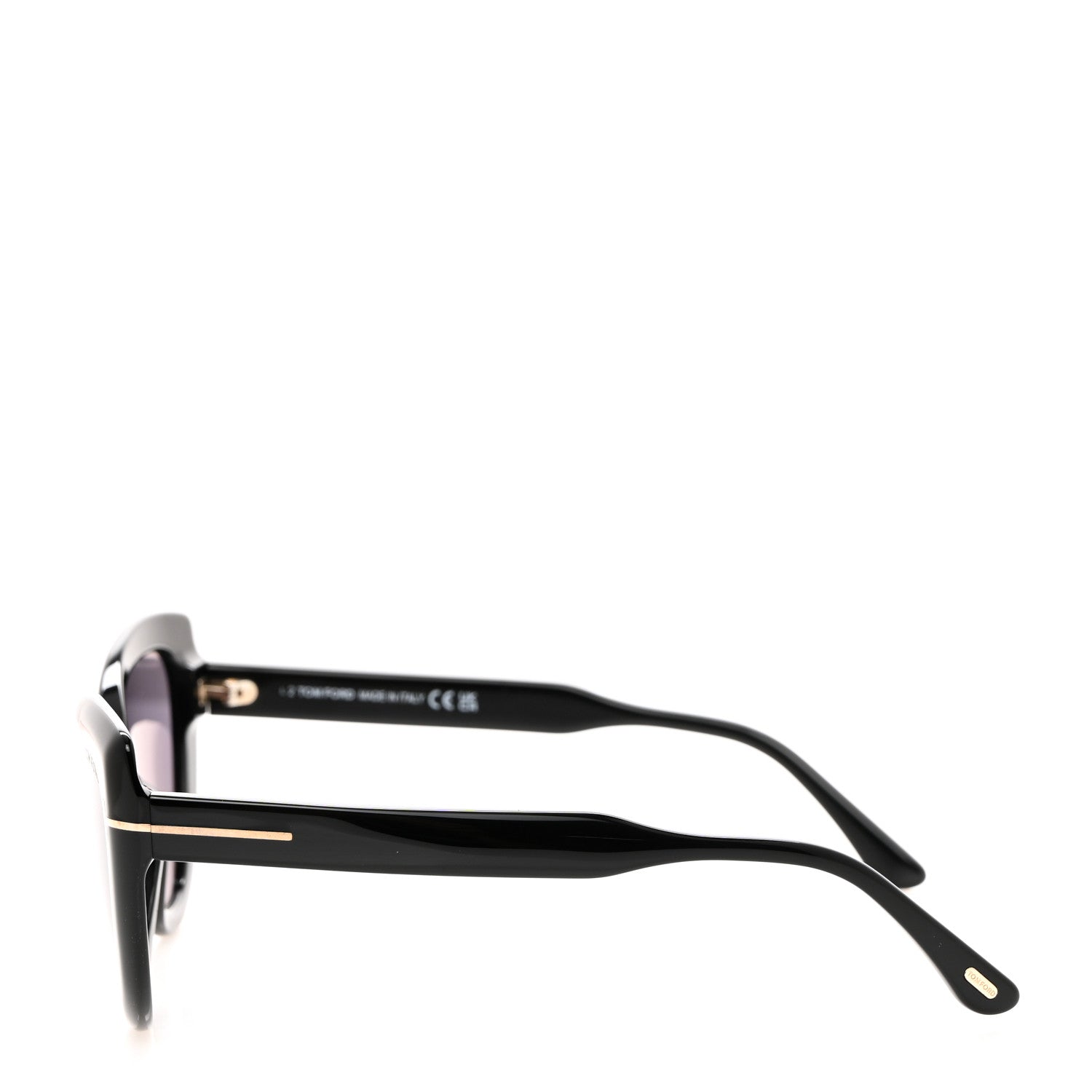 Tom Ford Acetate Anya Cat Eye Sunglasses TF762 Black 3 of 8