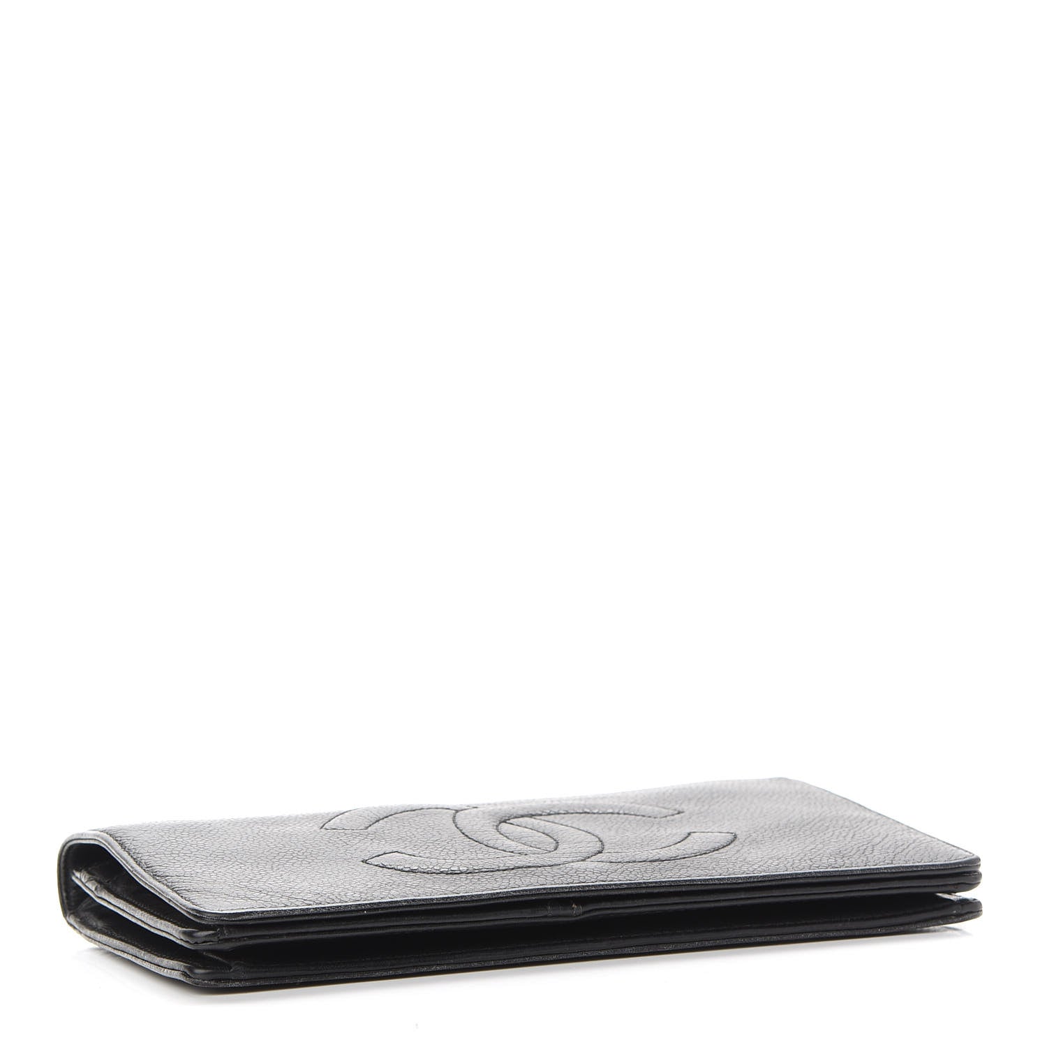 Chanel Caviar Timeless CC Wallet On Chain WOC Black 4 of 13