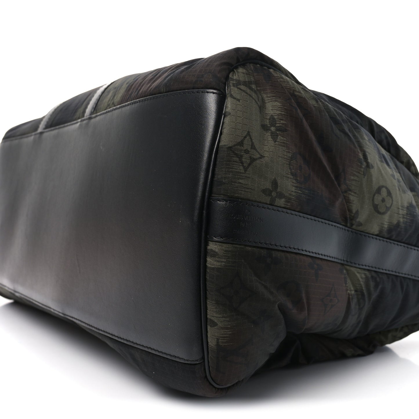 Nylon Monogram Camouflage Keepall Bandouliere 50 Kaki