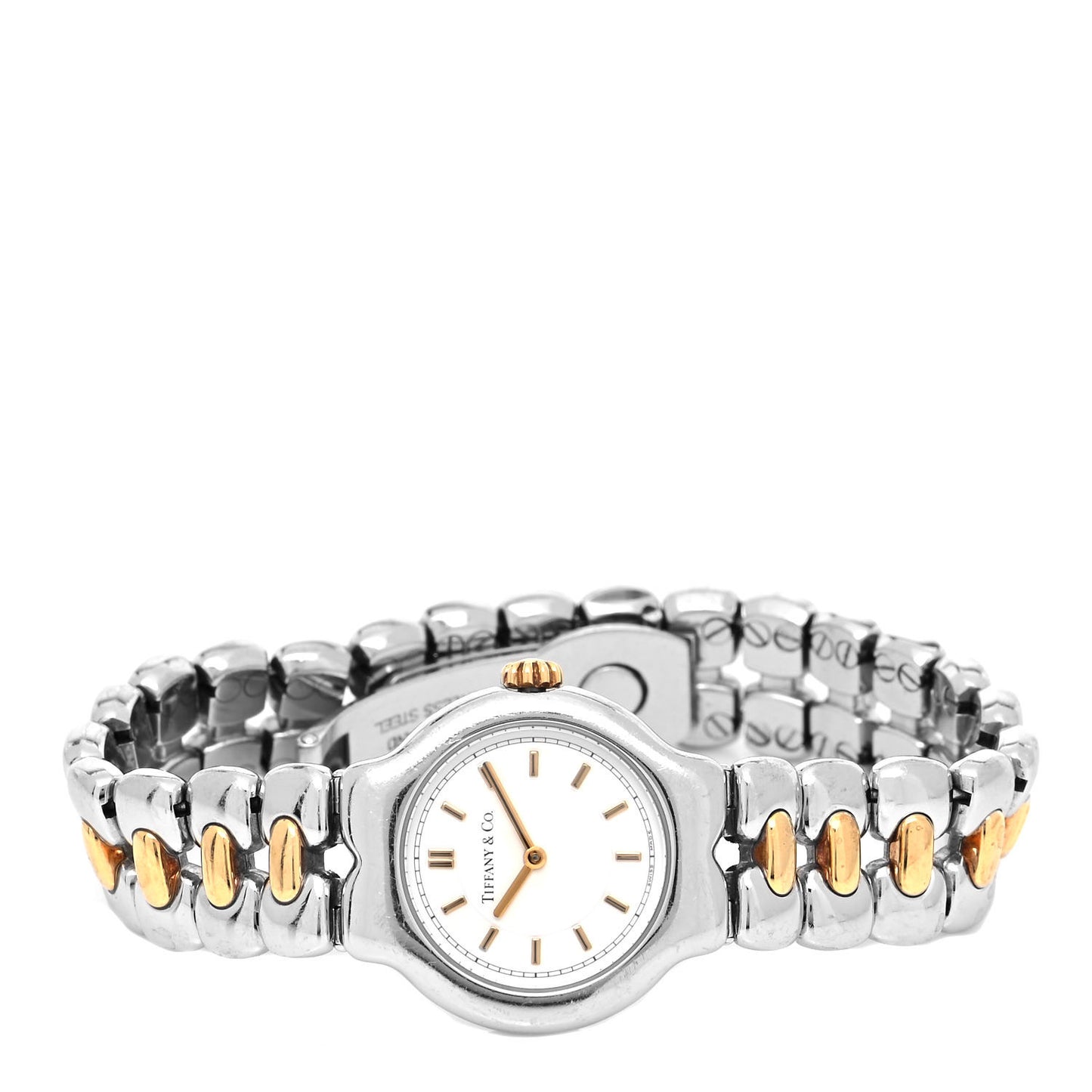 Stainless Steel 18K Yellow Gold 24mm Tesoro Quartz Watch