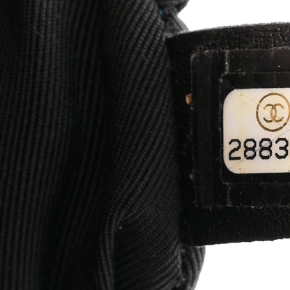 Chanel Lambskin Quilted Waist Bag Fanny Pack Black 7 of 10