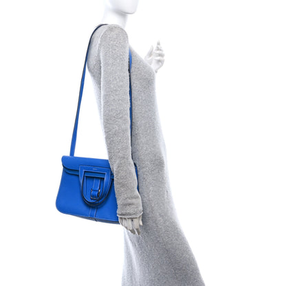 Hermes Taurillon Clemence Halzan 31 GM Bleu Zanzibar 2 of 11