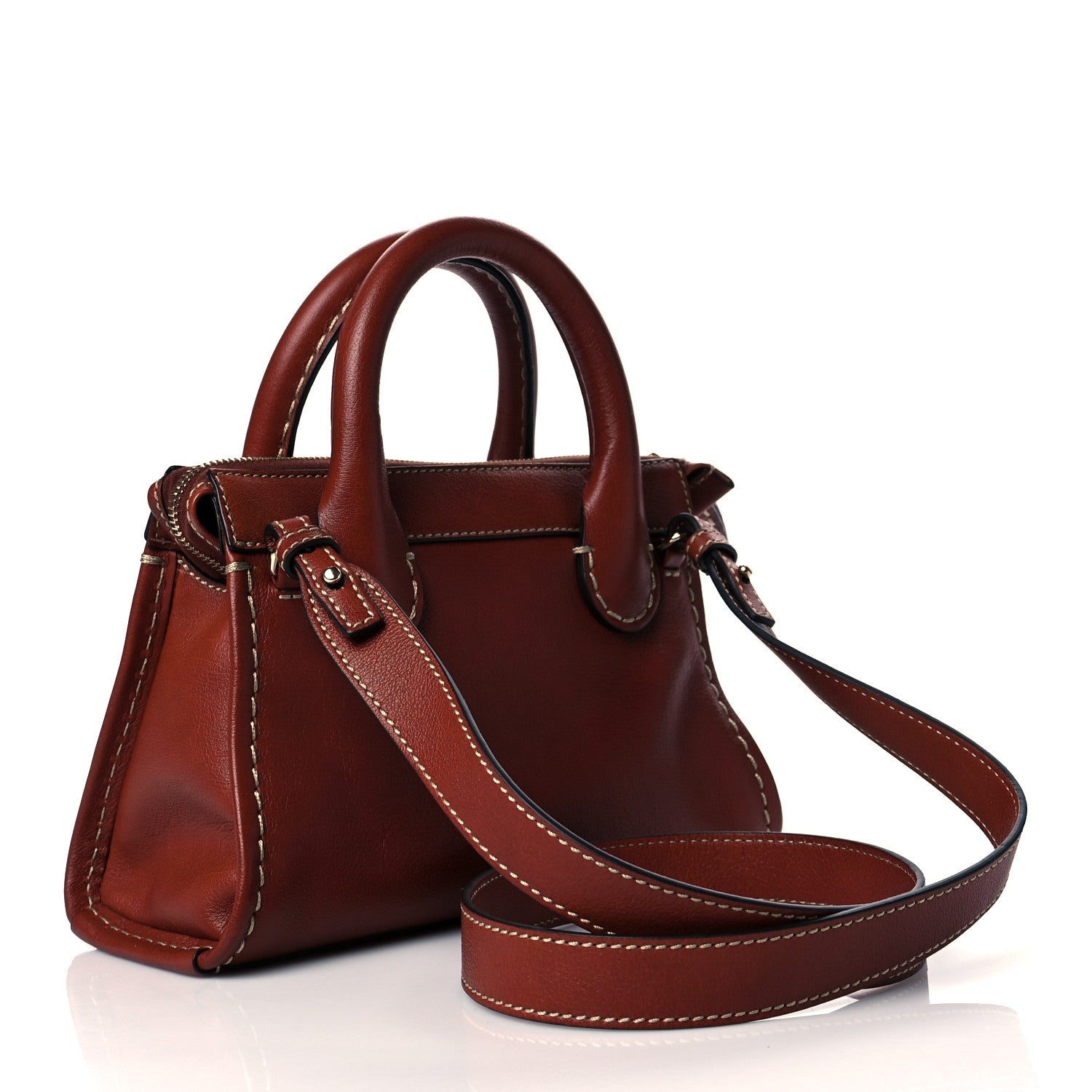 Chloe Buffalo Mini Edith Sepia Brown 3 of 10