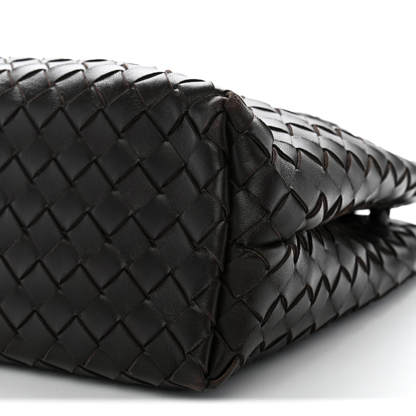 Nappa Intrecciato Medium Andiamo Shoulder Bag Fondant