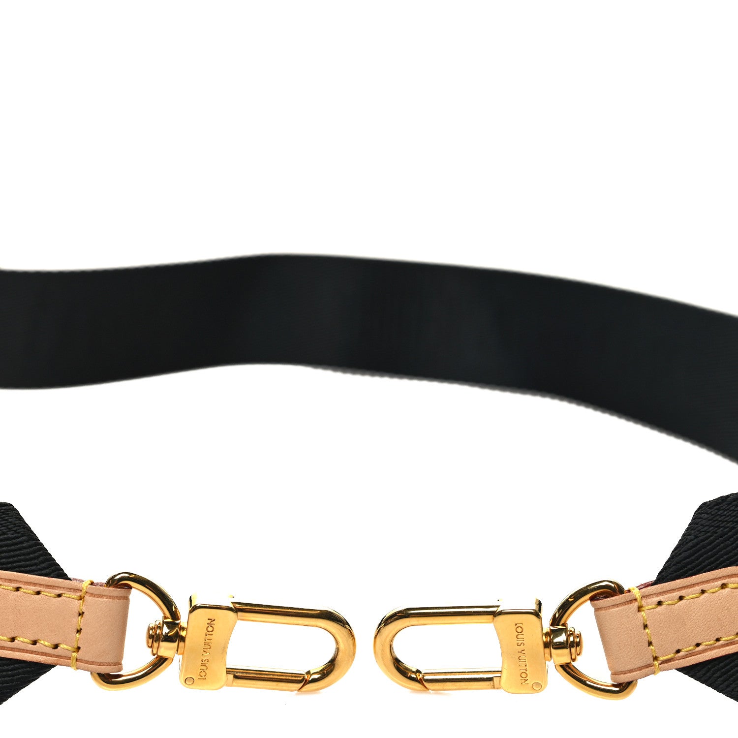 Louis Vuitton Nylon Multi Pochette Accessories Bandouliere Shoulder Strap Black 3 of 4