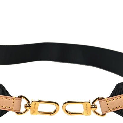 Louis Vuitton Nylon Multi Pochette Accessories Bandouliere Shoulder Strap Black 3 of 4