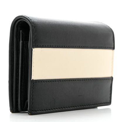 Gucci Calfskin Queen Margaret Card Case Wallet Black Mystic White 3 of 7