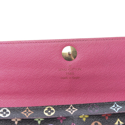 Louis Vuitton Monogram Multicolor Sarah Wallet Black Grenade 6 of 12