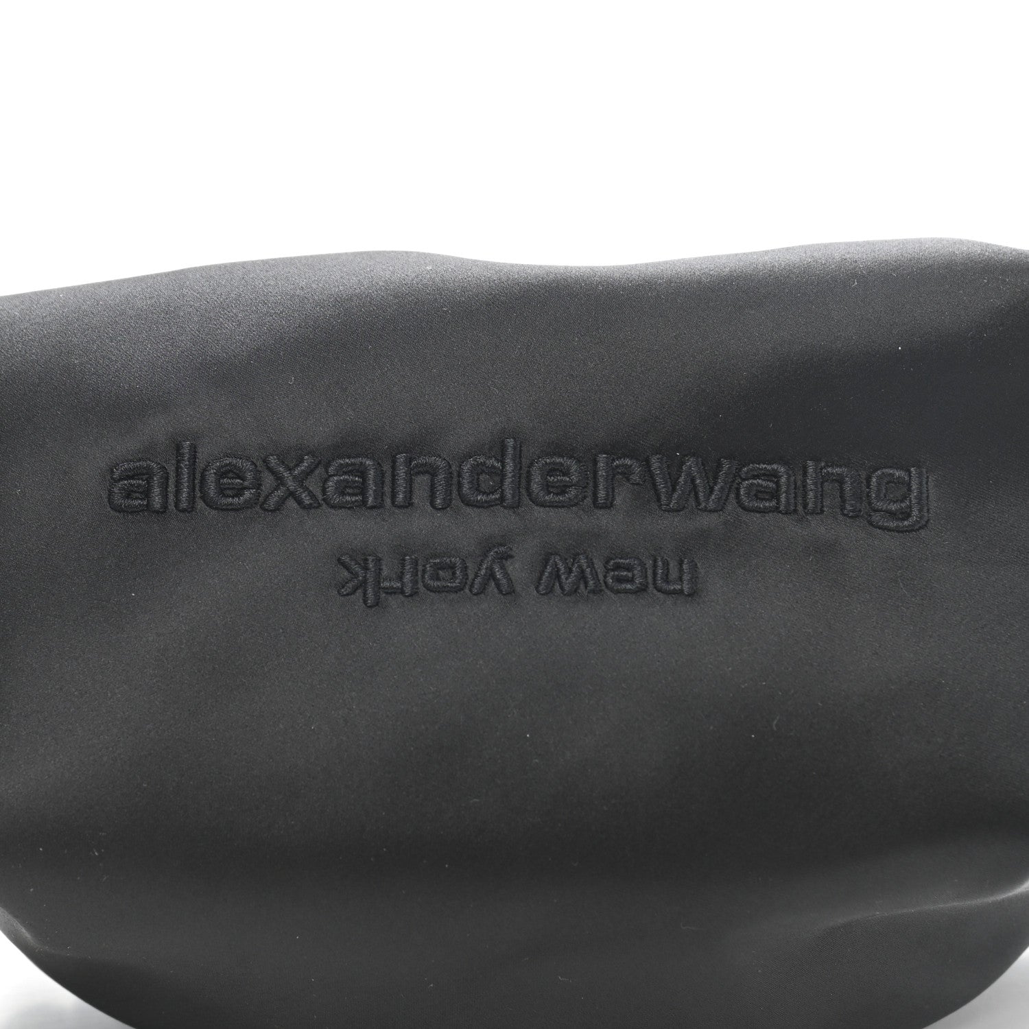 Alexander Wang Satin Mini Scrunchie Bag Black 6 of 6
