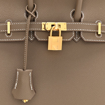 Hermes Epsom Birkin Sellier 25 Etoupe 8 of 11