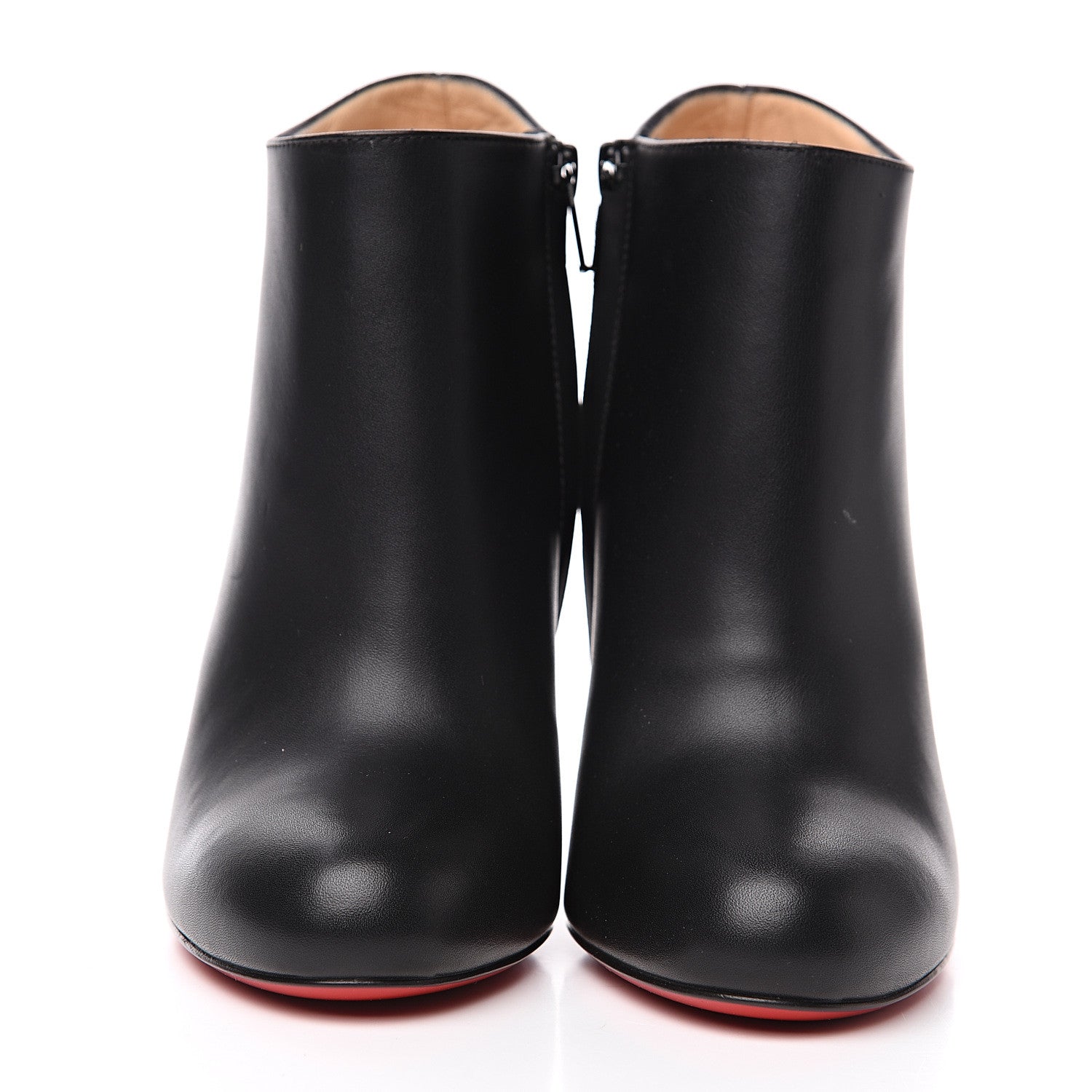 Christian Louboutin Calfskin Bellissima 100 Ankle Boots 37.5 Black 2 of 9