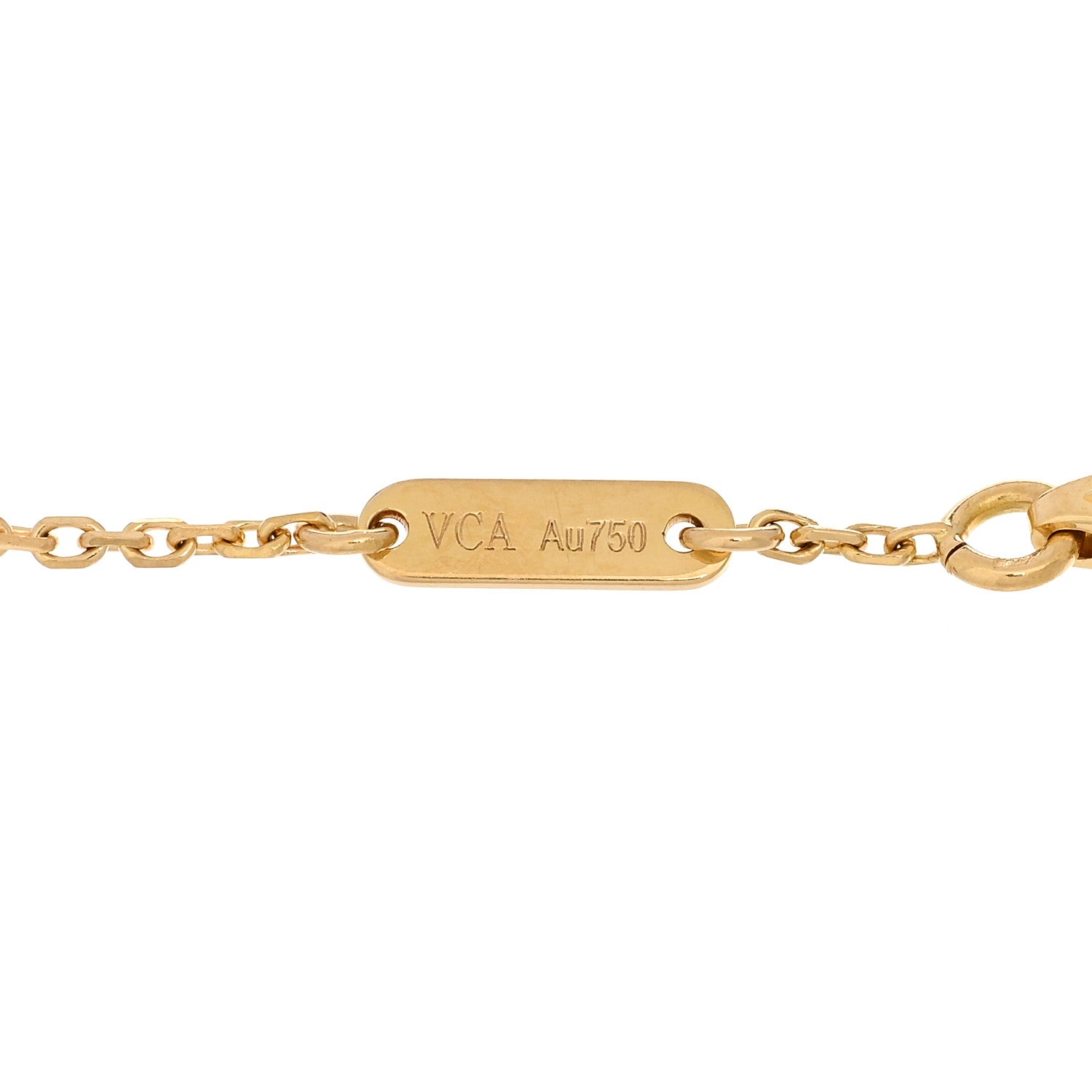 Van Cleef & Arpels 18K Yellow Gold Mother of Pearl Sweet Alhambra Butterfly Bracelet 3 of 3