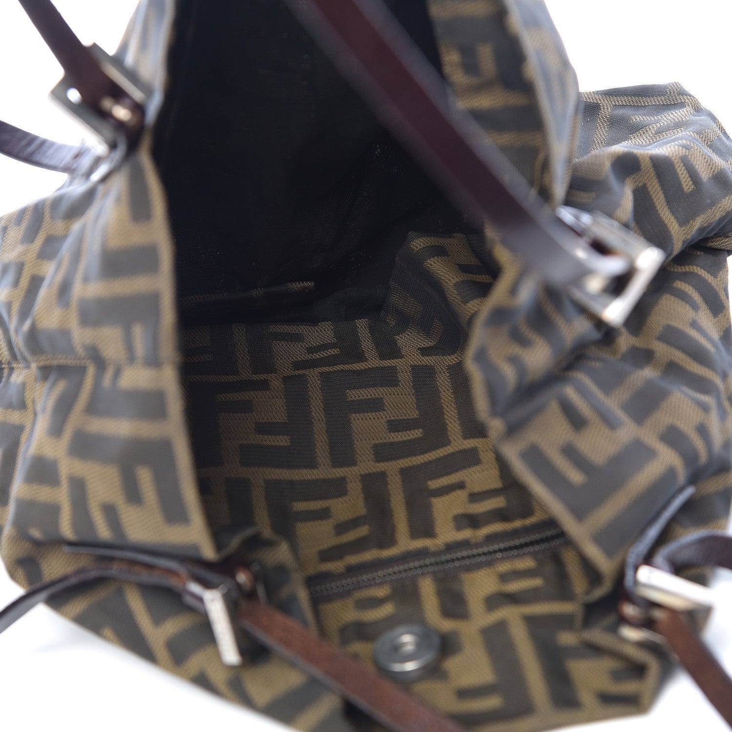 Fendi Zucca Tote Tobacco 5 of 12