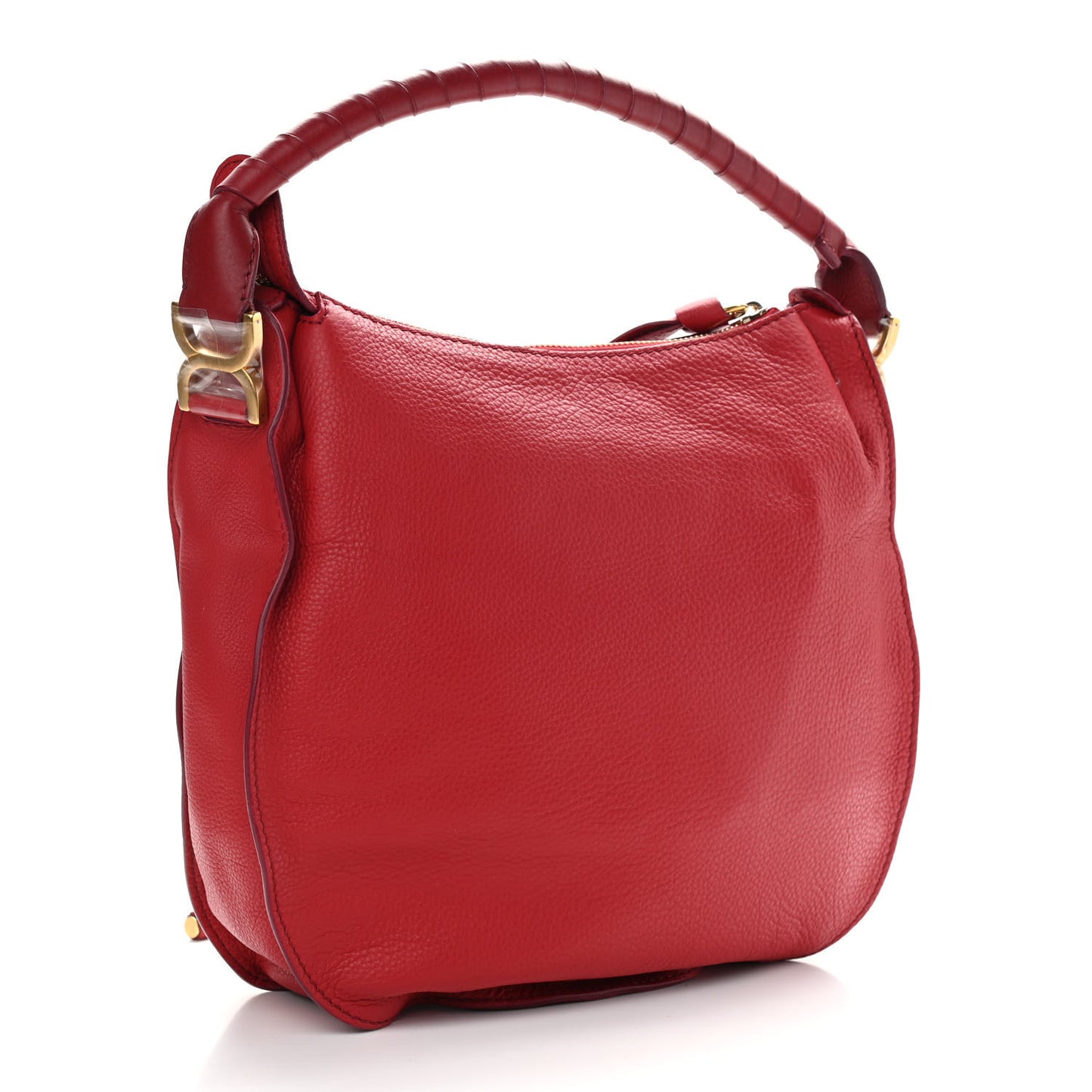 Calfskin Medium Marcie Hobo Garnet