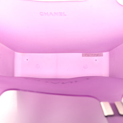 Chanel Jelly Rubber Tote Purple 5 of 11
