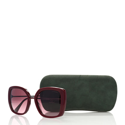 Chanel Acetate Sunglasses 5401-A Red 8 of 8