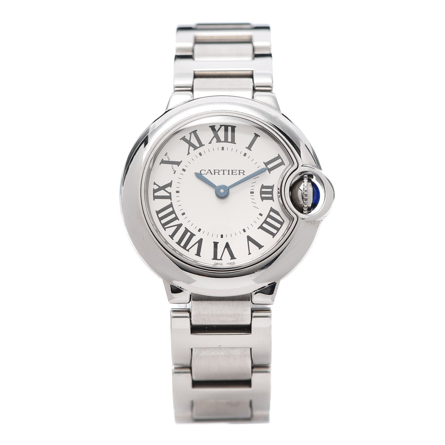 Cartier Stainless Steel 28mm Ballon Bleu De Quartz Watch 1 of 6