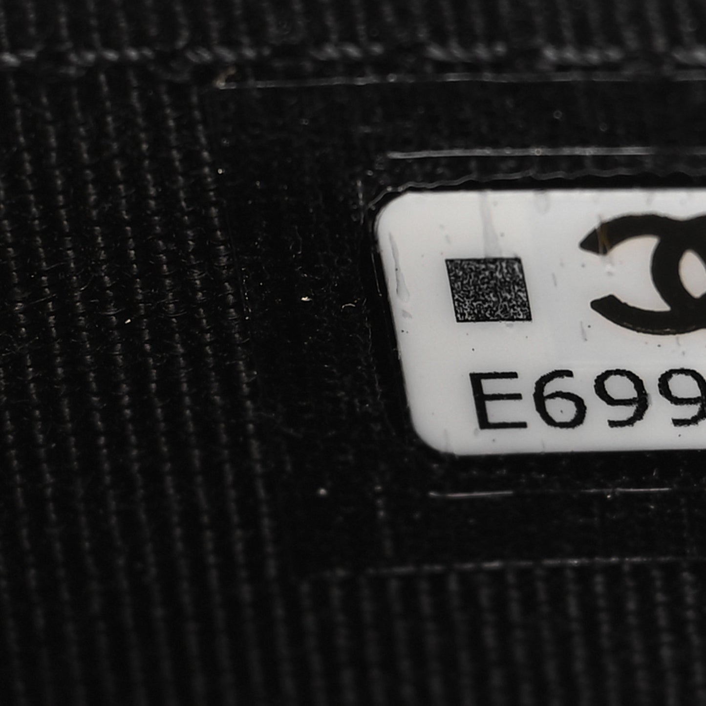 Caviar Quilted Flap Card Holder Wallet Black