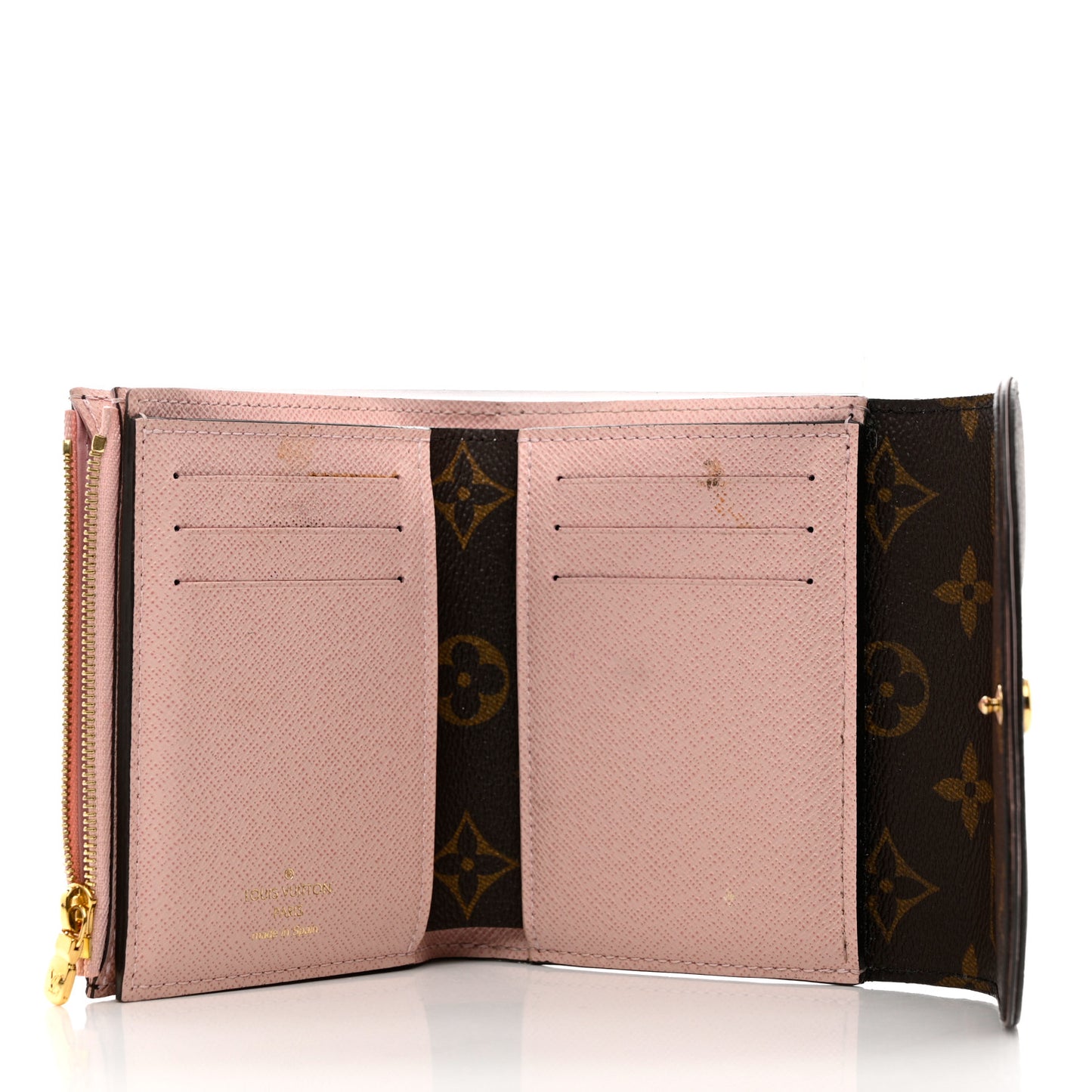 Monogram Ariane Compact Wallet Rose Ballerine
