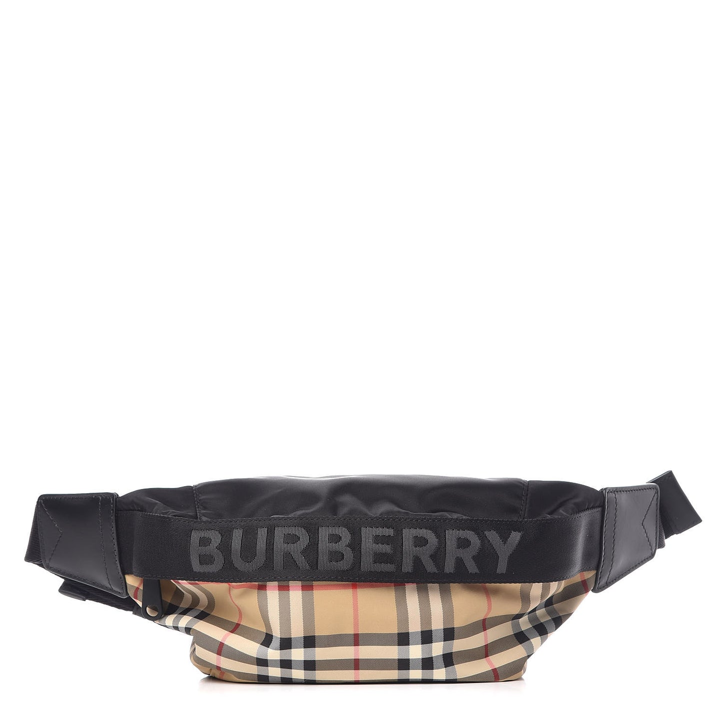 Nylon Vintage Check Sonny Bum Bag Archive Beige Black