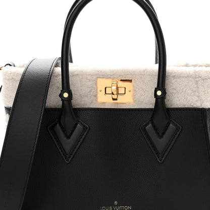 Louis Vuitton Grained Calfskin Shearling On My Side PM Black 11 of 11