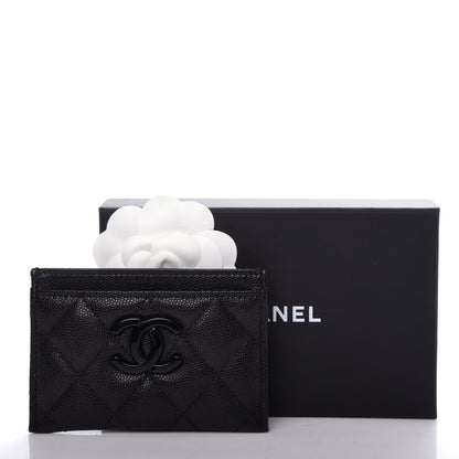 Chanel Caviar Quilted My Everything Card Holder Black 9 of 9
