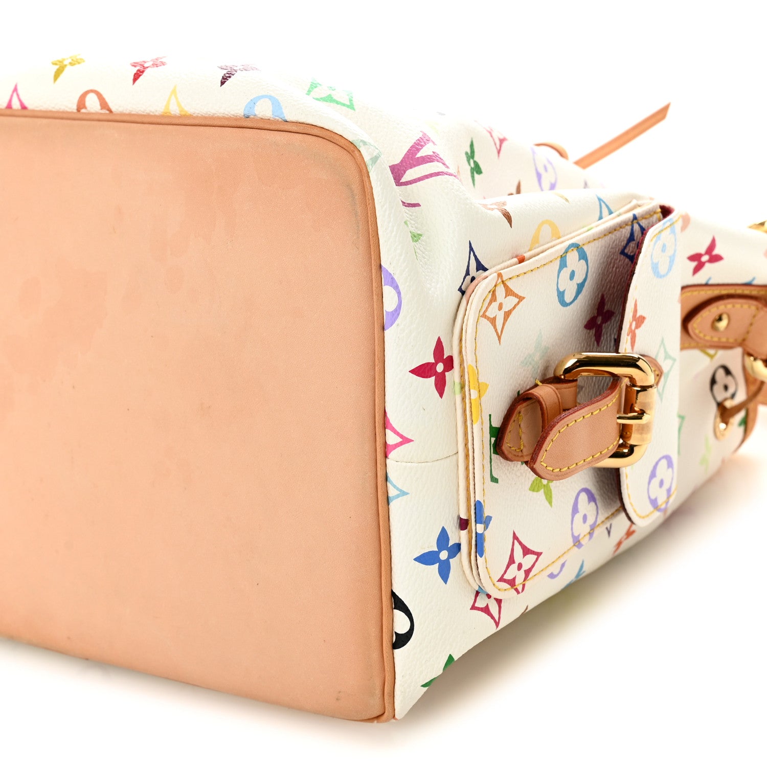 Louis Vuitton Monogram Multicolor Petit Noe White 9 of 10