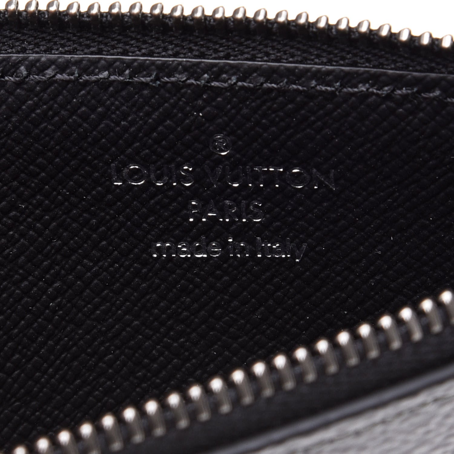 Louis Vuitton Reverse Monogram Eclipse Taiga Coin Card Holder 6 of 7