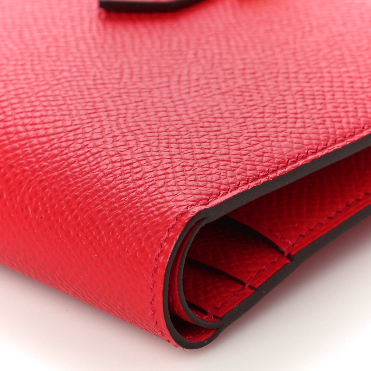 Hermes Epsom Bearn Compact Wallet Rouge Tomate 9 of 9