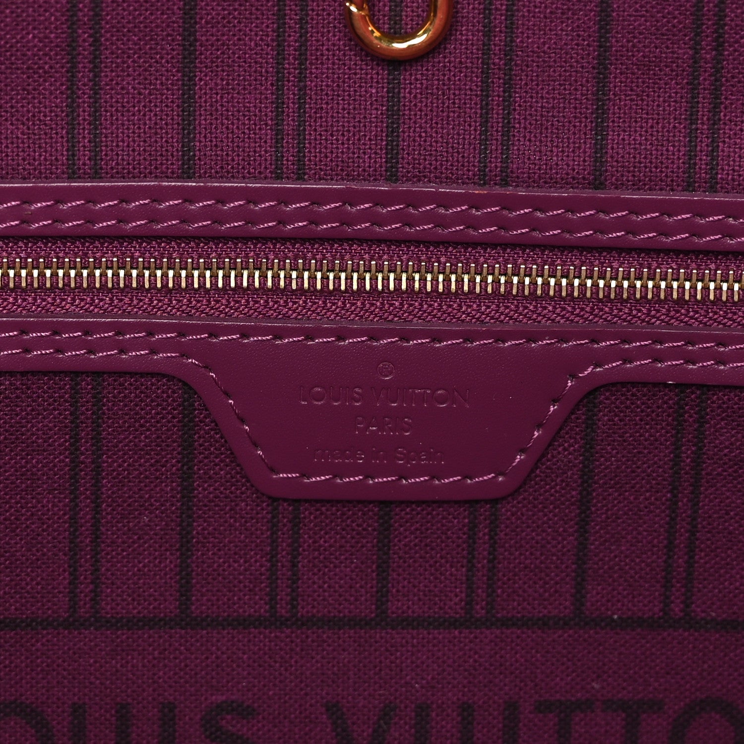 Louis Vuitton Monogram Totem Neverfull MM Magenta 7 of 10