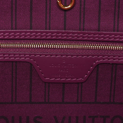 Louis Vuitton Monogram Totem Neverfull MM Magenta 7 of 10