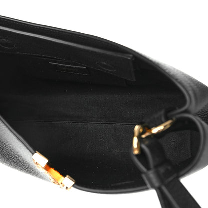 Versace Calfskin Vitello Virtus Hobo Black 4 of 7
